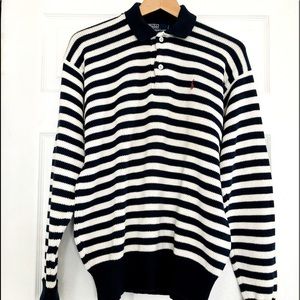 Polo Ralph Lauren 1/4 Button Pullover Sweater M